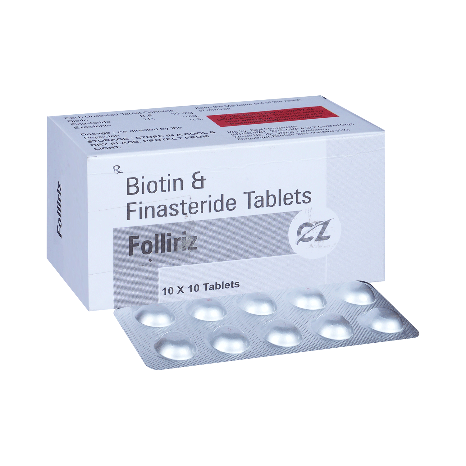 Folliriz 10mg/1mg Tablet - Image 1