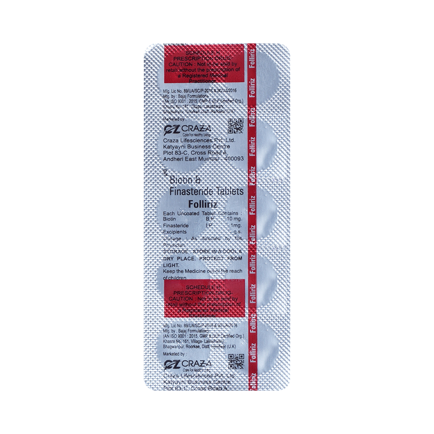 Folliriz 10mg/1mg Tablet - Image 5