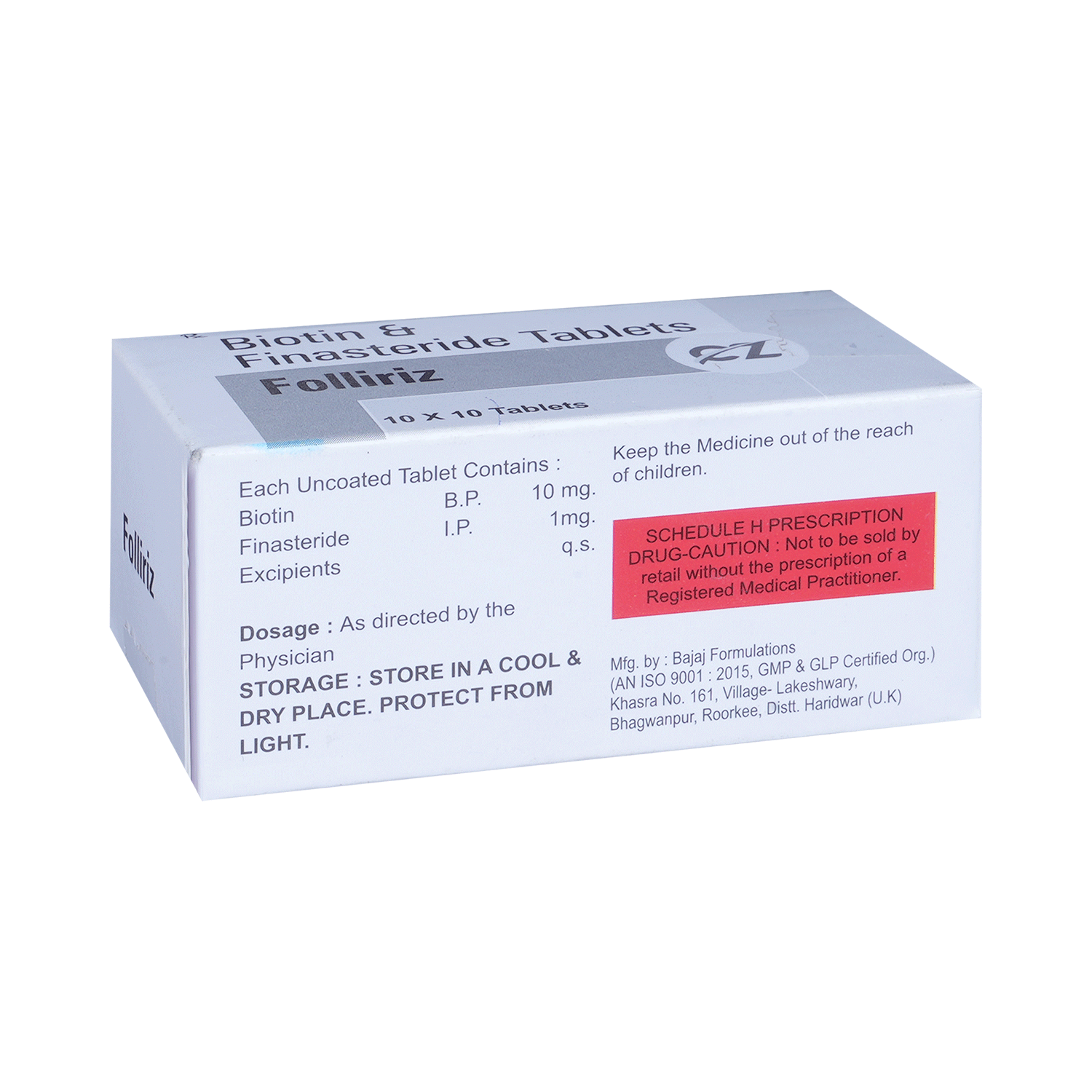 Folliriz 10mg/1mg Tablet - Image 3