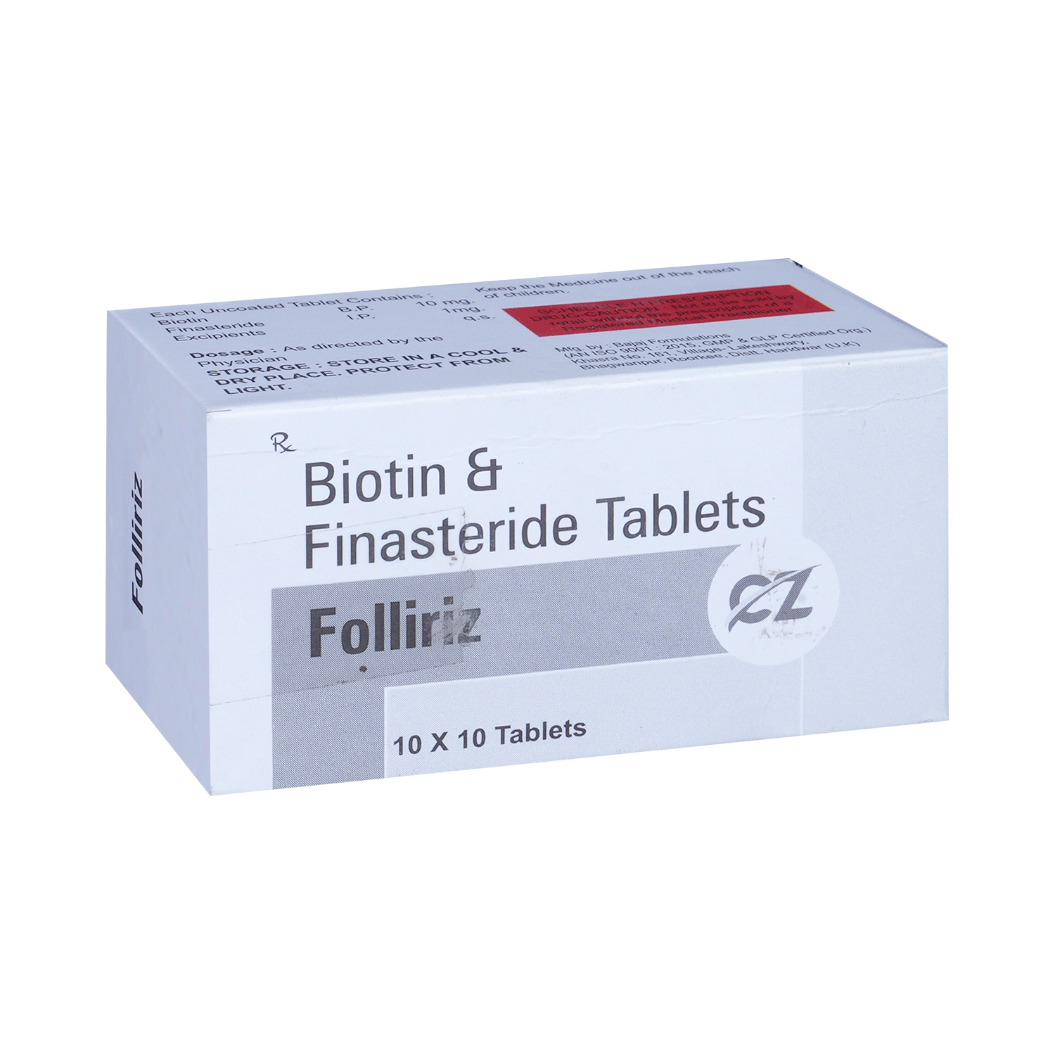 Folliriz 10mg/1mg Tablet - Image 2