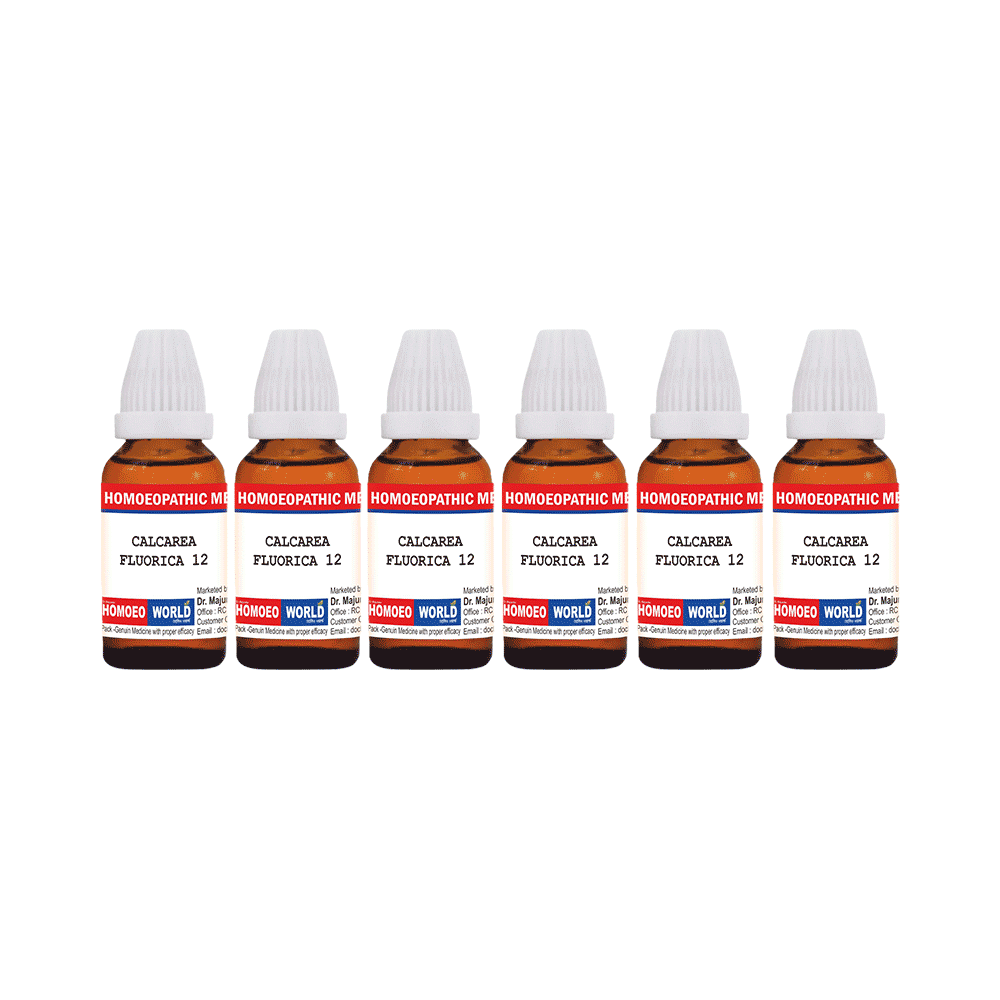 Dr. Majumder Homeo World Calcarea Fluorica Dilution(30ml Each) 12 CH