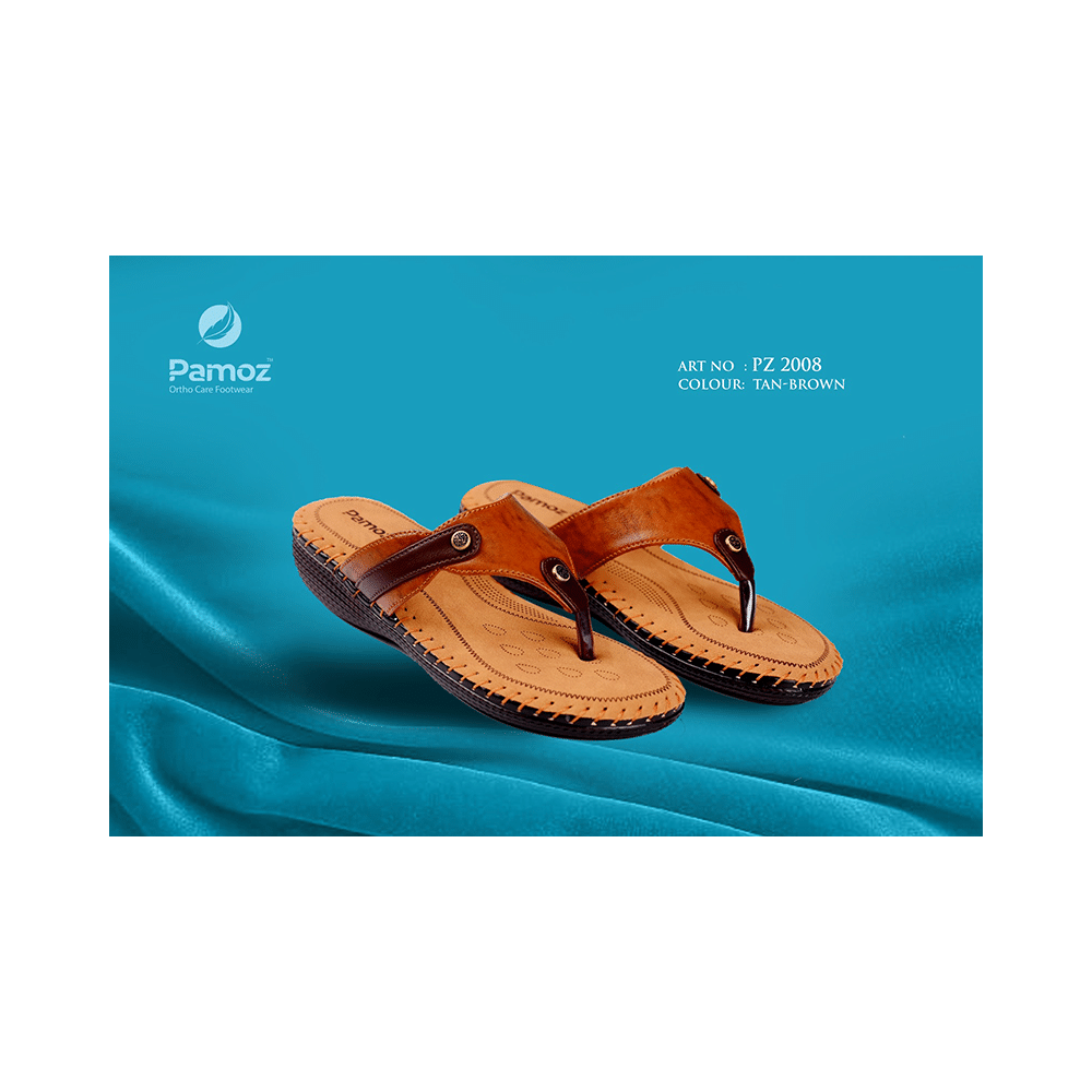 Pamoz PZ 2008 Ortho Foot Wear Tan Brown 7 - Image 4