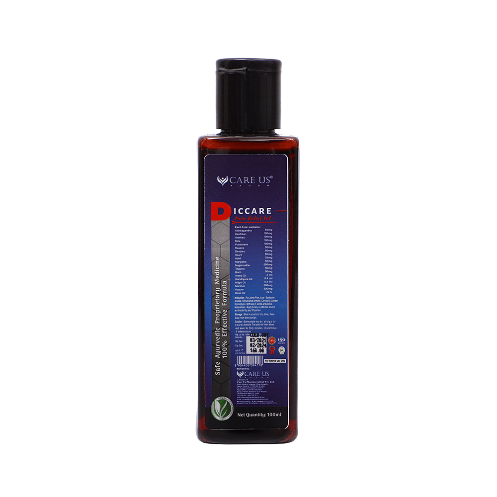 Care US Diccare Pain Relief Oil - Image 3
