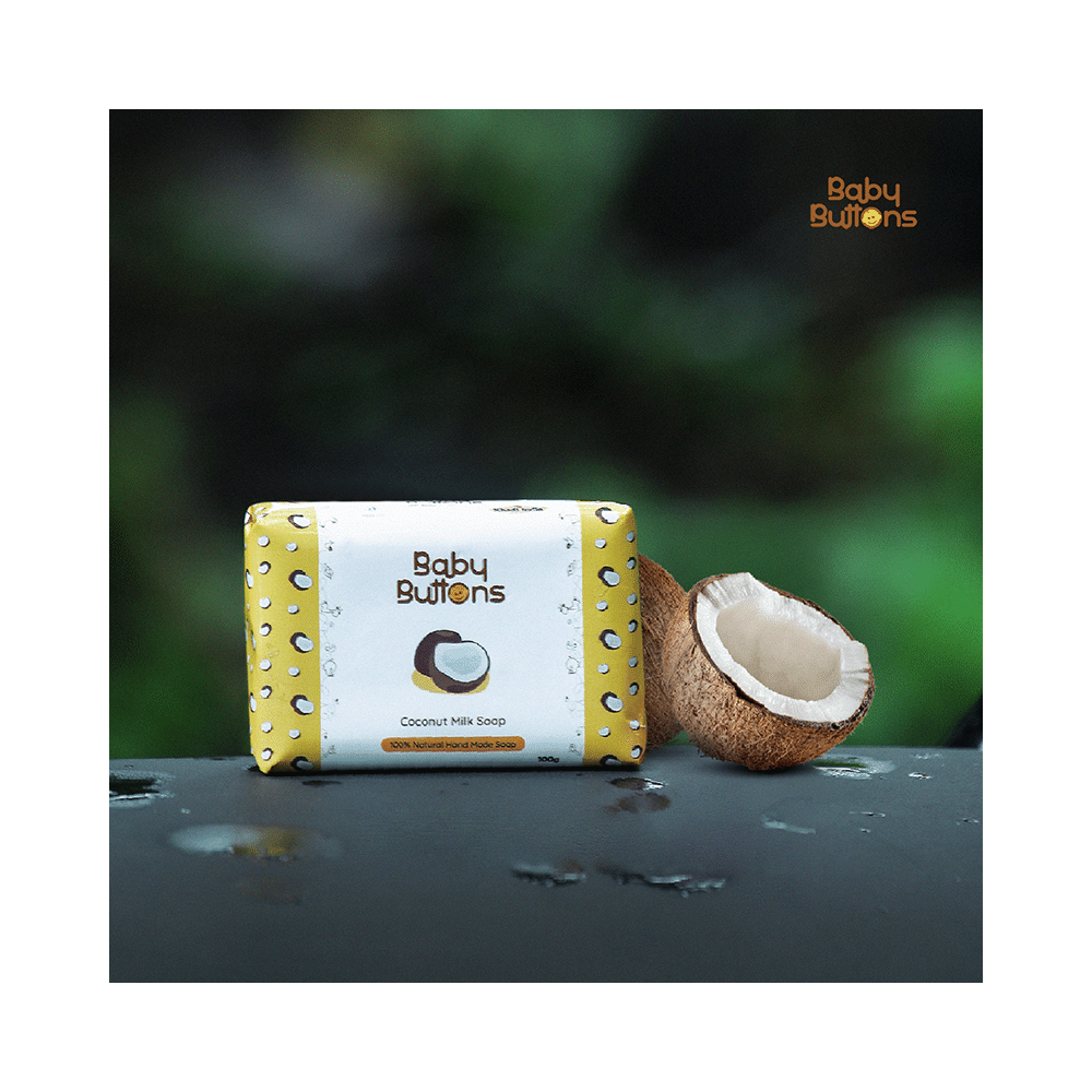 Baby Buttons Coconut Milk Soap (100gm Each) - Image 4