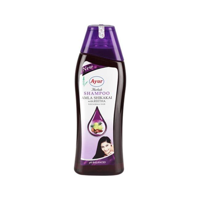 AYUR Herbal Amla Shikakai Shampoo | Manages Dandruff, Hair Fall & Greying of Hair - Image 1