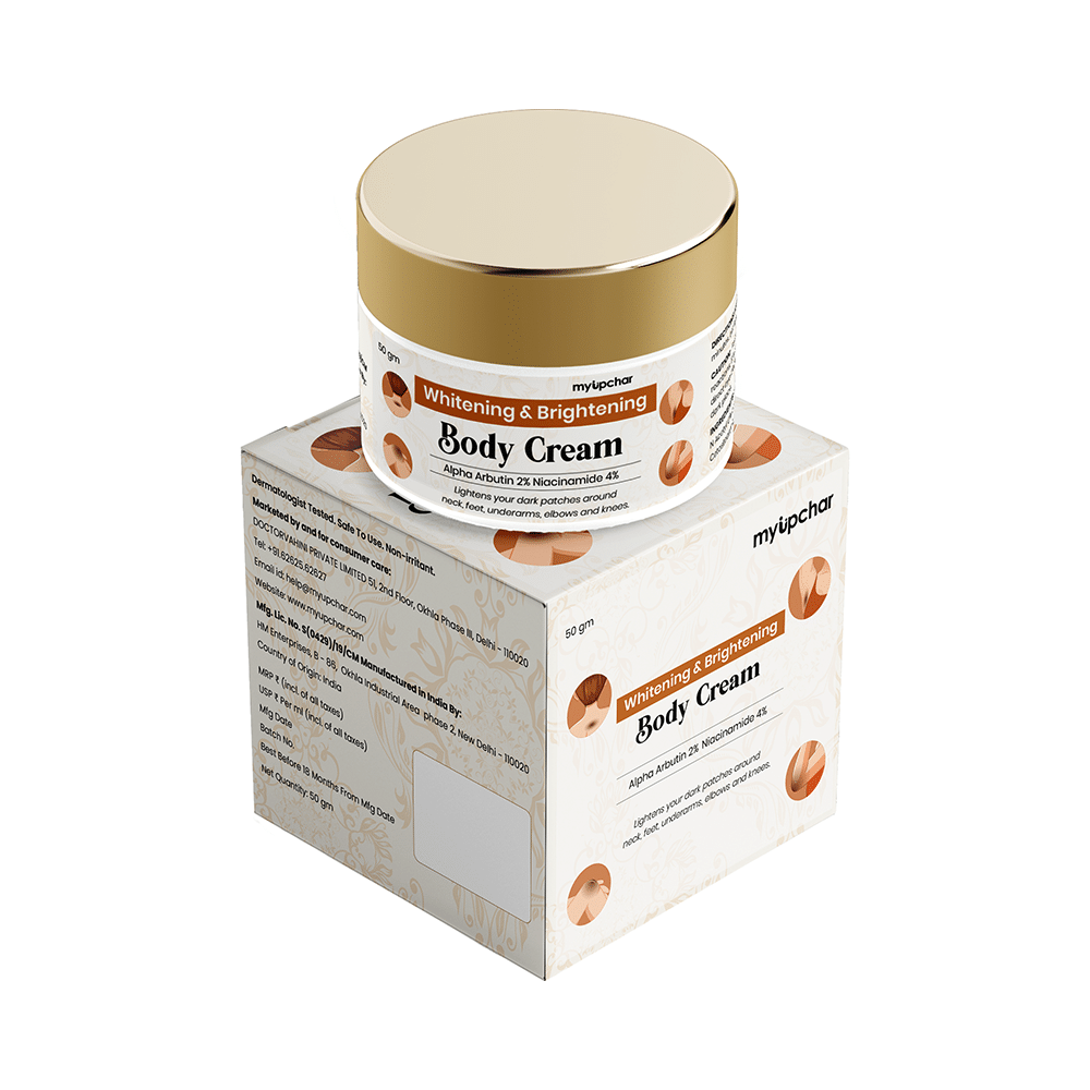 Myupchar Ayurveda Whitening & Brightening Body Cream - Image 1
