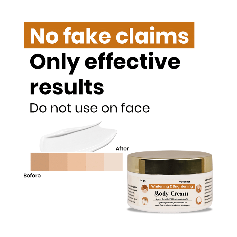 Myupchar Ayurveda Whitening & Brightening Body Cream - Image 6