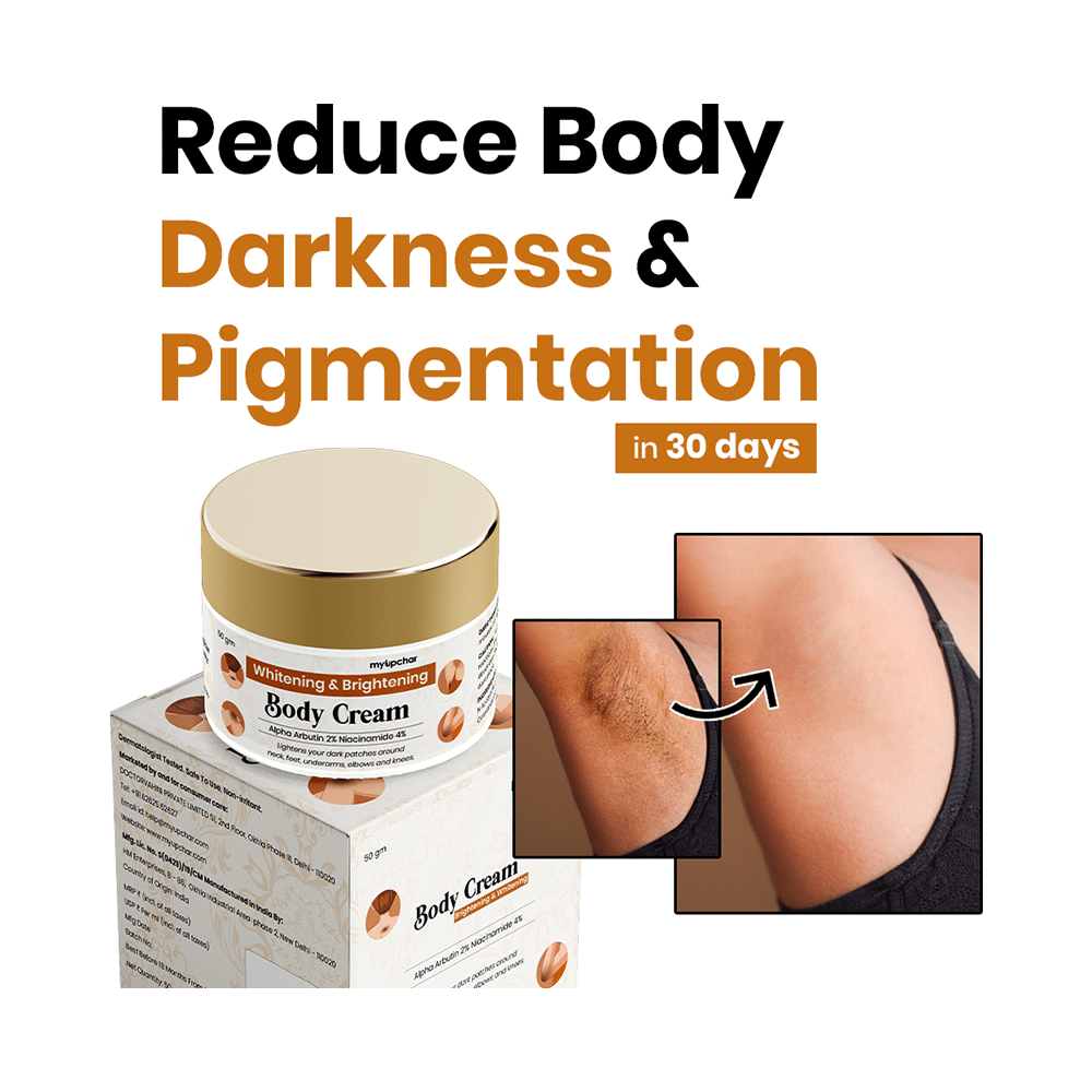Myupchar Ayurveda Whitening & Brightening Body Cream - Image 5
