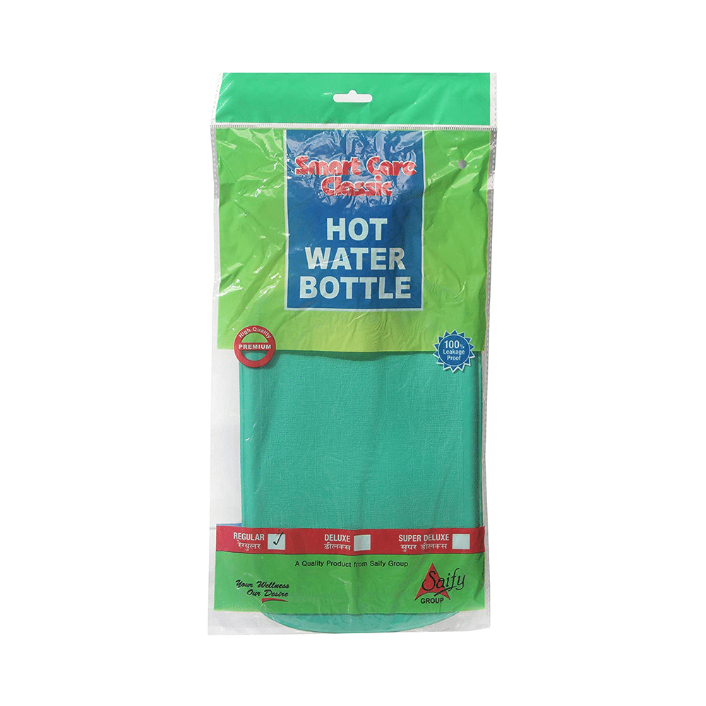 Smart Care Classic Hot Water Bag Green Plain - Image 4