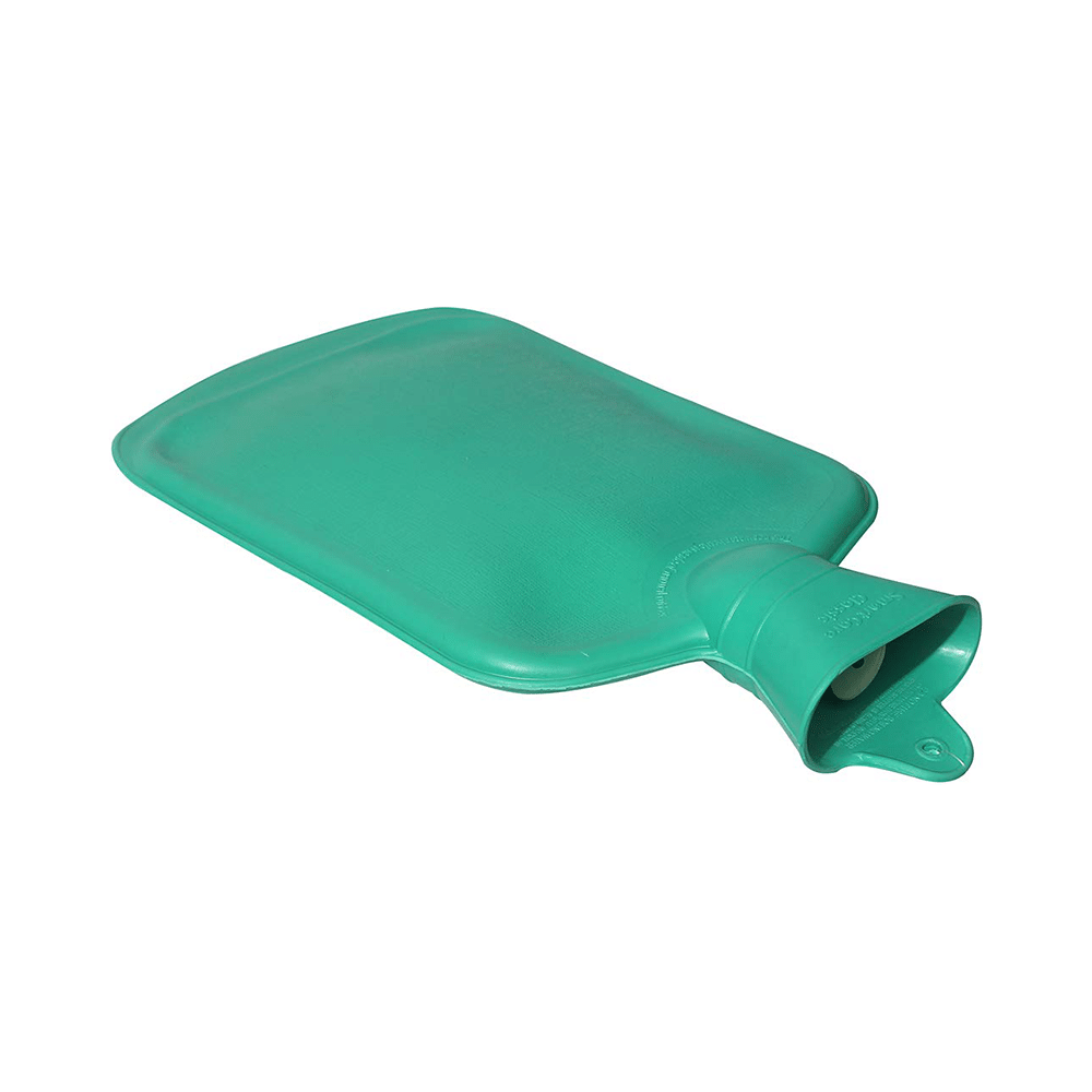 Smart Care Classic Hot Water Bag Green Plain - Image 2