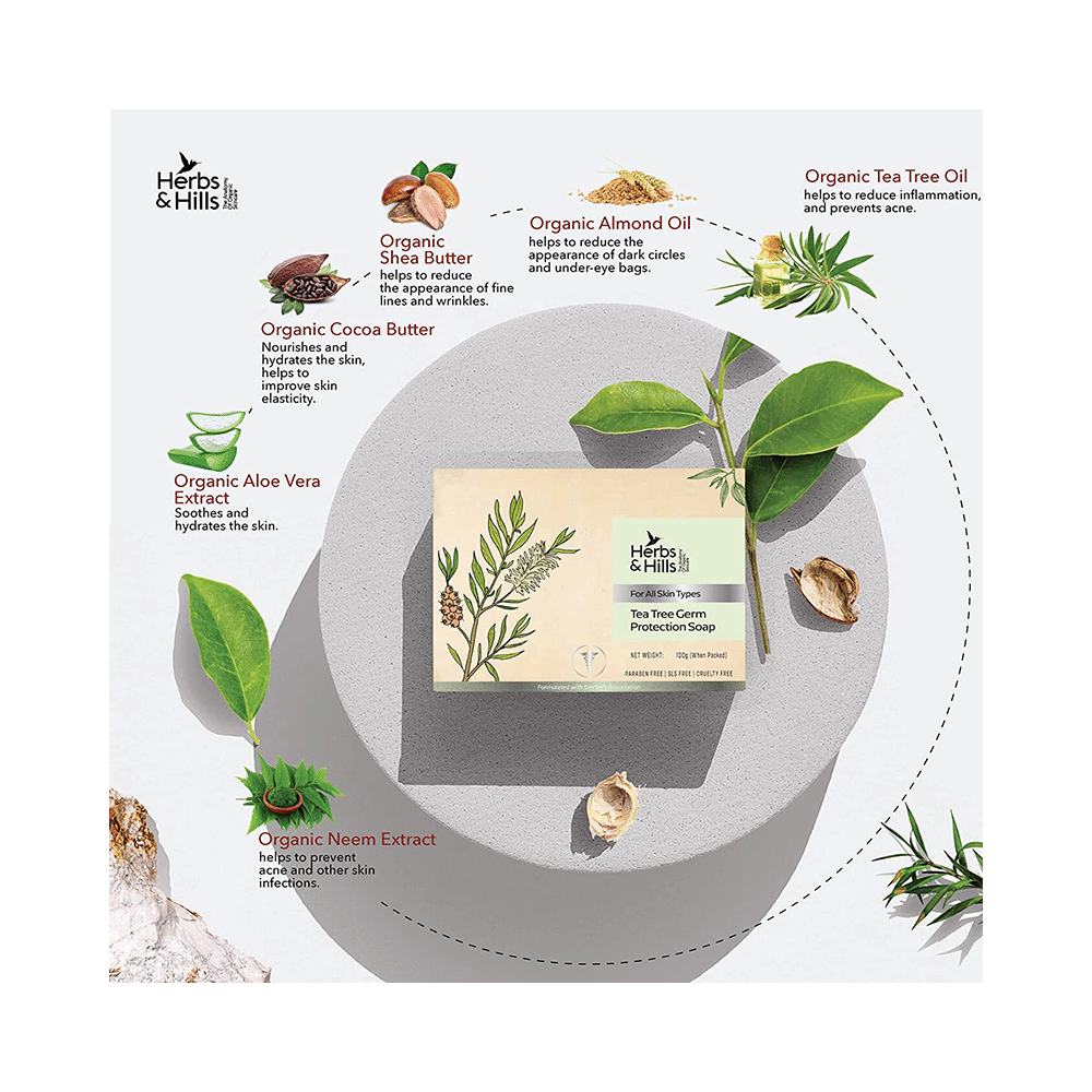Herbs & Hills Tea Tree Germ Protection Soap - Image 6
