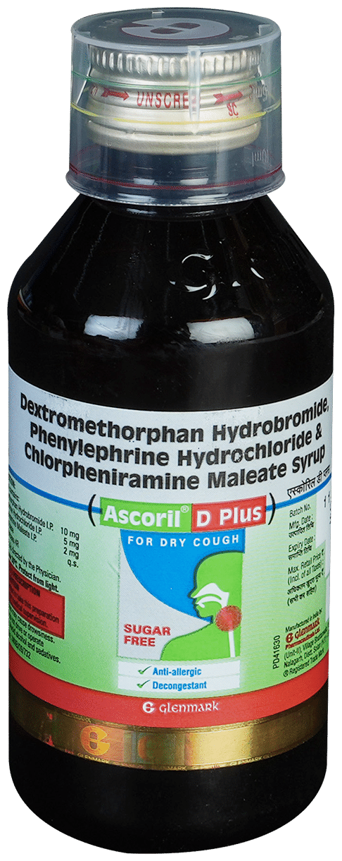 Ascoril D Plus Syrup Sugar Free