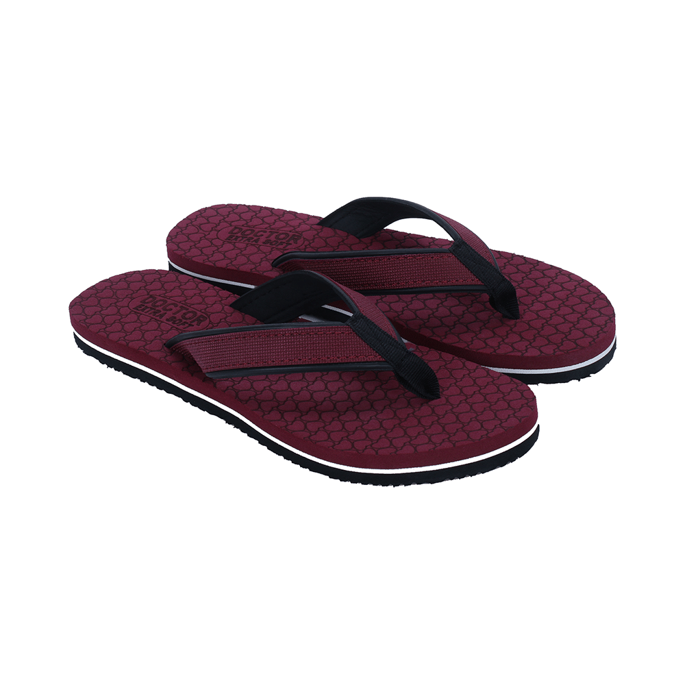 Doctor Extra Soft D 3 Women's Slippers with Bounce Back Technology Orthopaedic and Diabetic MCR Anti-skid Cushion Comfort Maroon 4 - Image 2