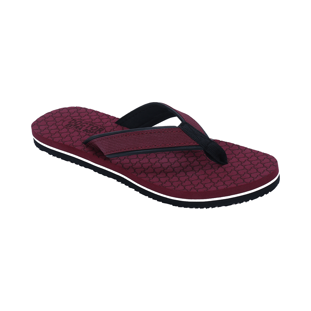 Doctor Extra Soft D 3 Women's Slippers with Bounce Back Technology Orthopaedic and Diabetic MCR Anti-skid Cushion Comfort Maroon 4 - Image 6