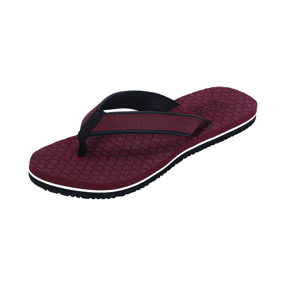 Doctor Extra Soft D 3 Women's Slippers with Bounce Back Technology Orthopaedic and Diabetic MCR Anti-skid Cushion Comfort Maroon 4 - Image 5