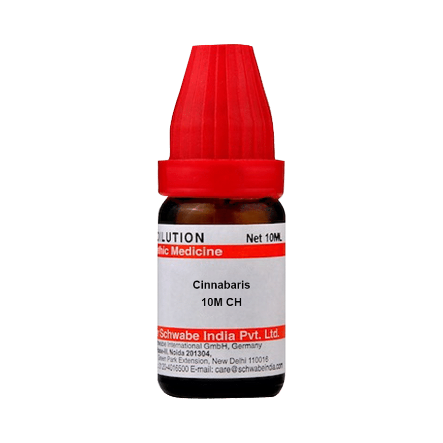Dr Willmar Schwabe India Cinnabaris Dilution 10M CH