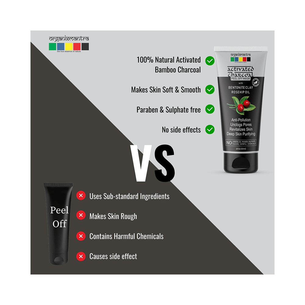 Organix Mantra Activated Charcoal Peel Off Mask - Image 10