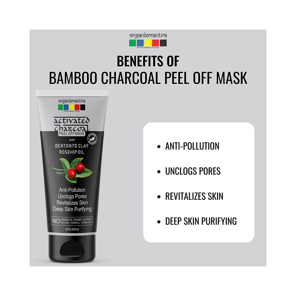 Organix Mantra Activated Charcoal Peel Off Mask - Image 4
