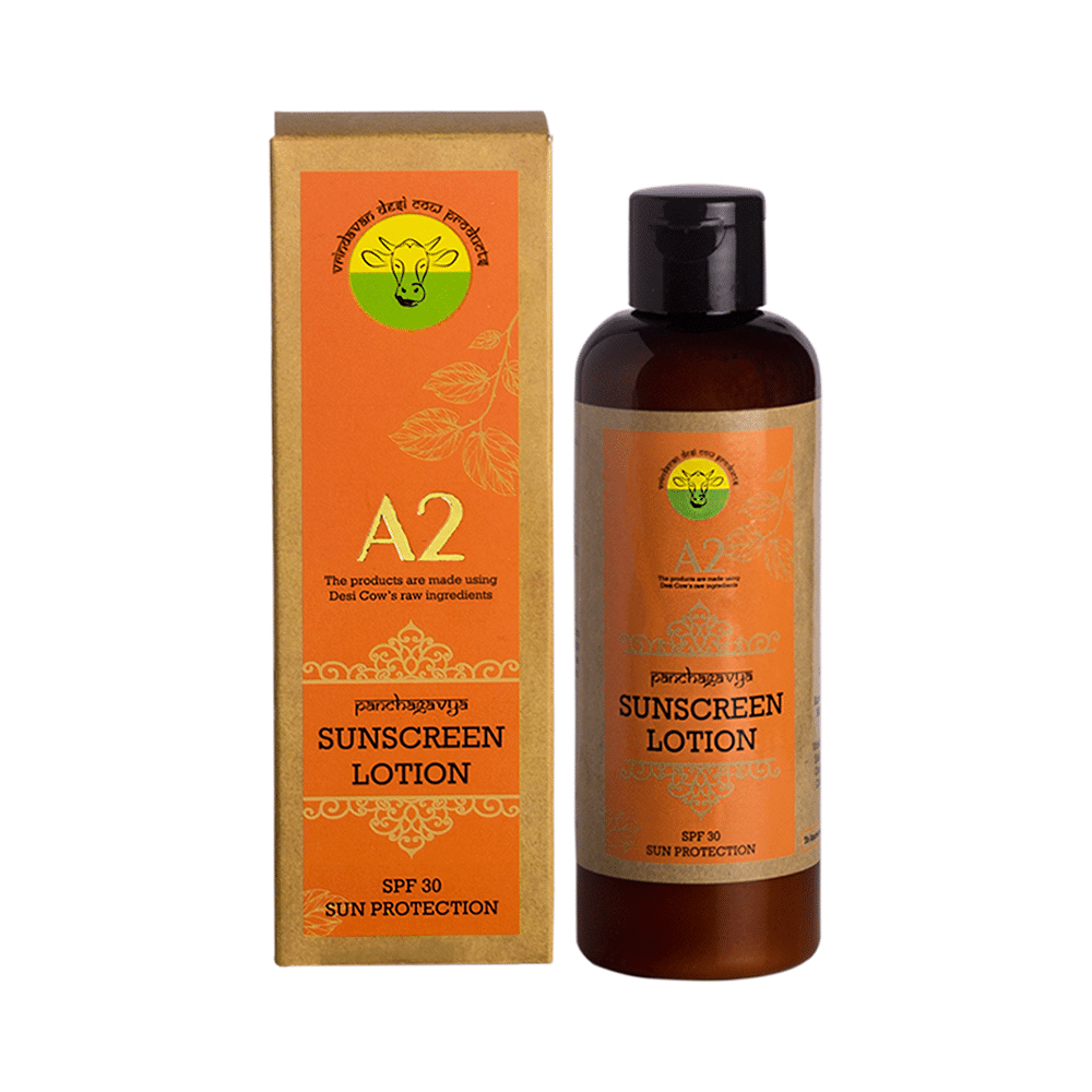 A2 Panchagavya Sunscreen Lotion SPF 30 - Image 1