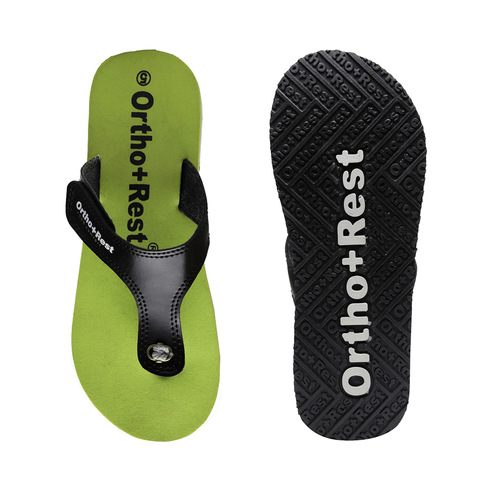 Ortho + Rest L700 Extra Soft Flip Flop Orthopedic Slippers for Women & Girls Olive 7 - Image 6