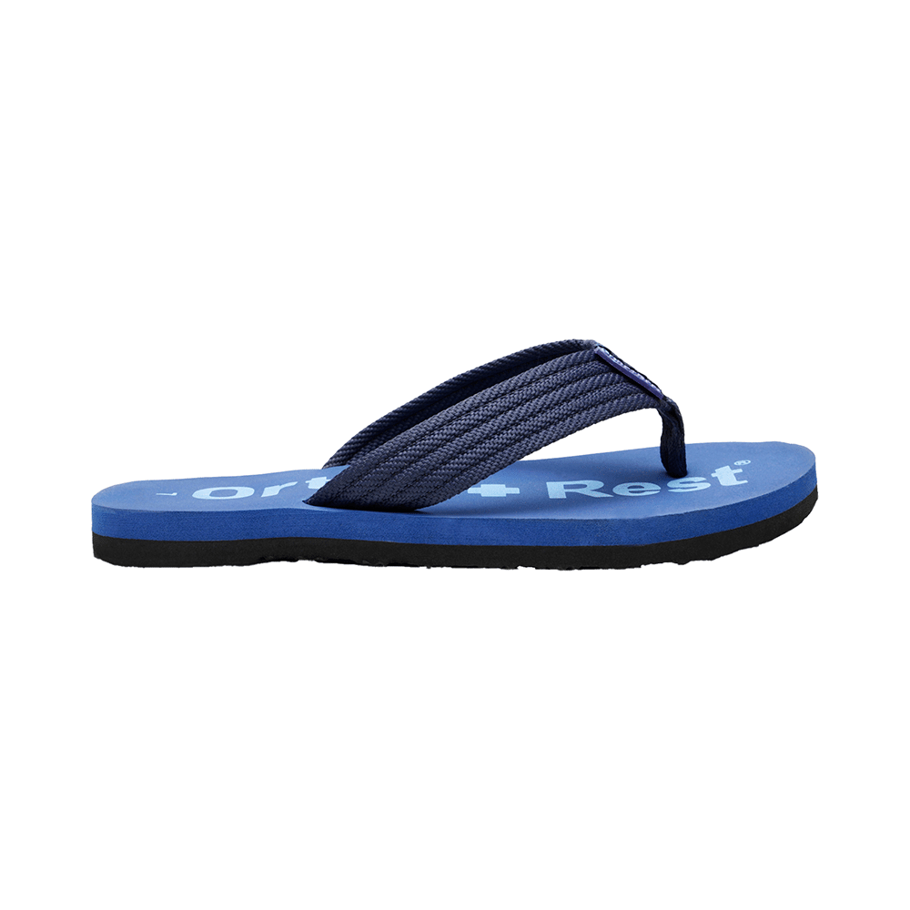 Ortho + Rest Extra Soft Men Orthopedic Slippers For Home Daily Use Blue 9 - Image 5