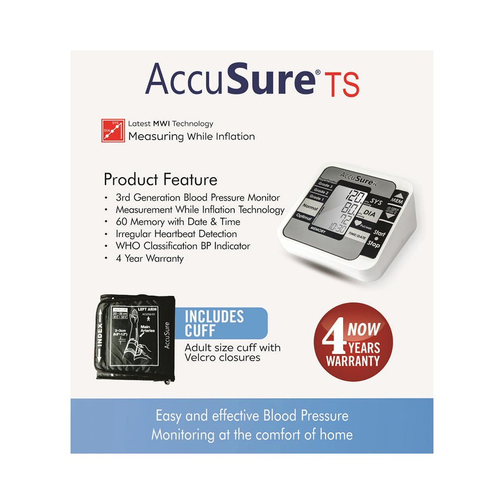 Dr. Gene AccuSure TS Automatic Blood Pressure Monitoring System - Image 5