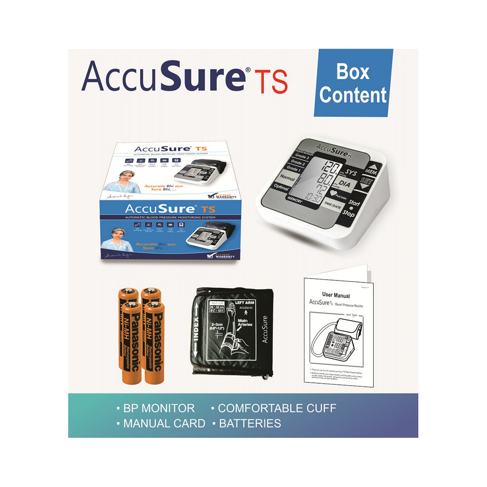 Dr. Gene AccuSure TS Automatic Blood Pressure Monitoring System - Image 2