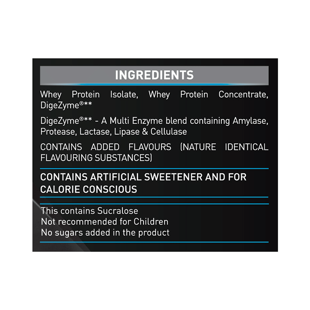 MuscleBlaze Whey Isolate Protein Blend Powder | Added Digestive Enzymes & Glutamic Acid | For Muscle Gain | Supports Nutrition Vanilla - Image 5