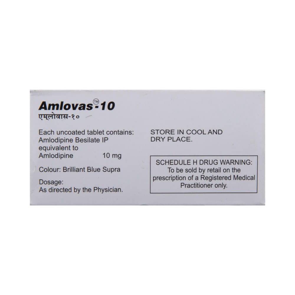 Amlovas 10 Tablet - Image 3