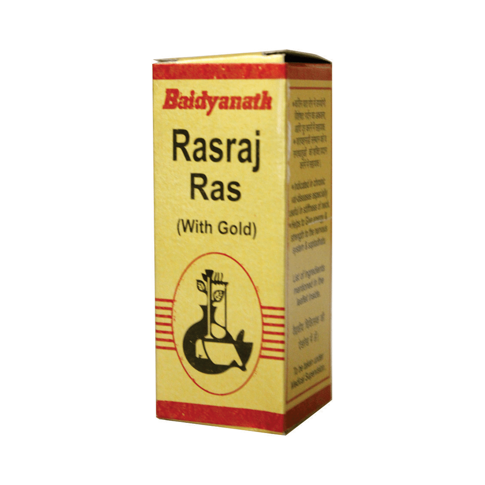 Baidyanath (Nagpur) Rasraj Ras with Gold | For Vata Ailments