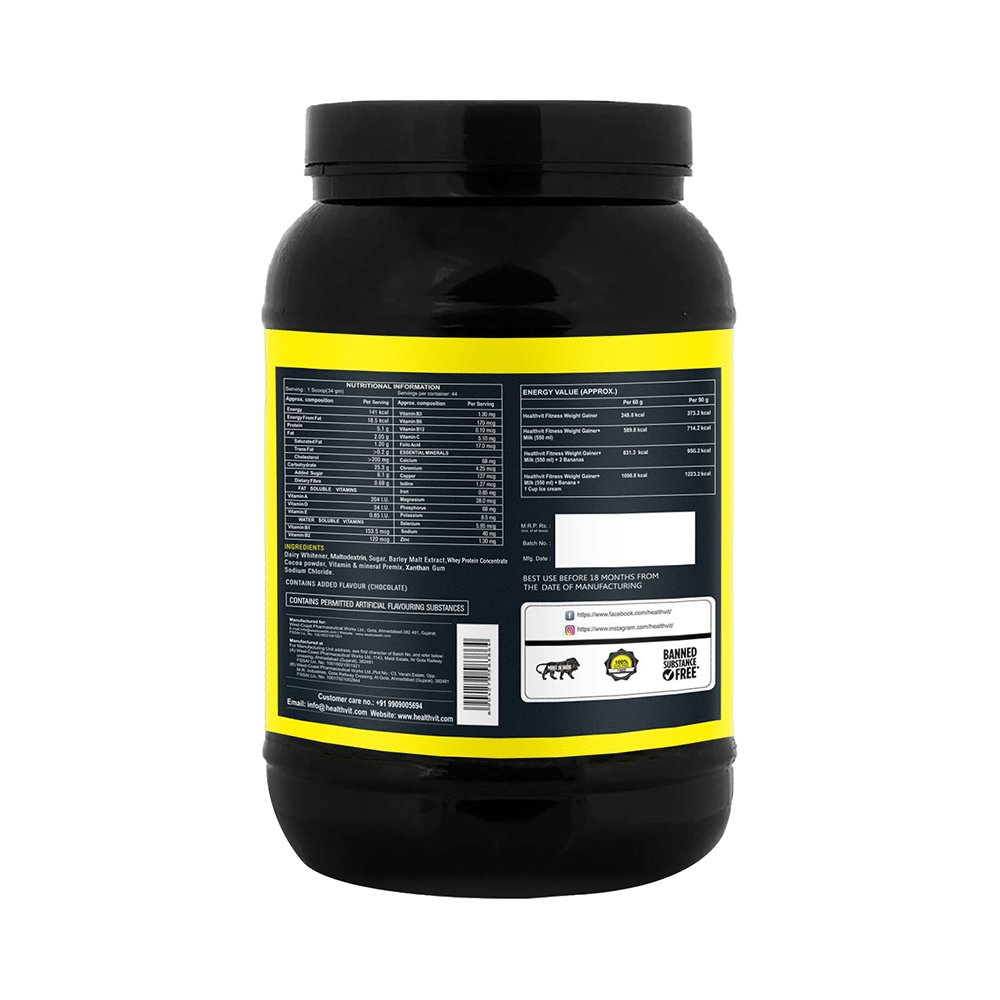 HealthVit Weight Gainer Chocolate - Image 2