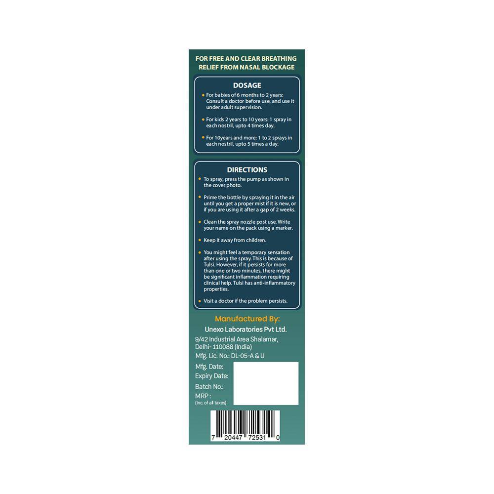 Bibo Saline Nasal Spray (15ml Each) - Image 3