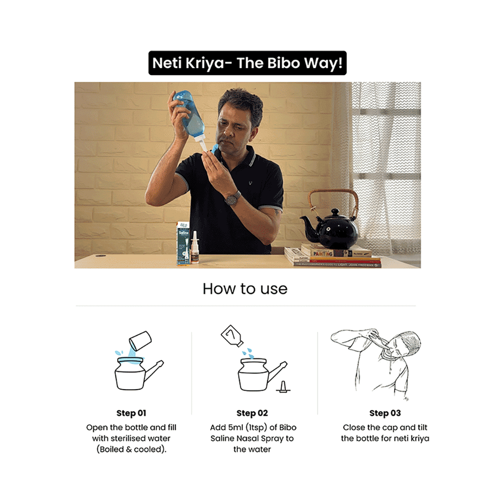 Bibo Saline Nasal Spray (15ml Each) - Image 7