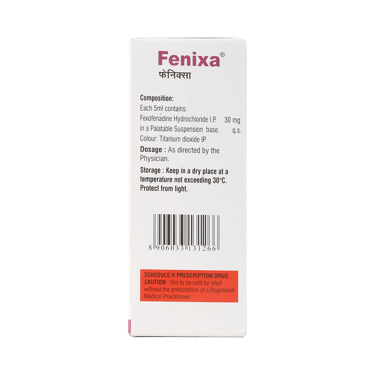Fenixa 30mg/5ml Oral Suspension - Image 3