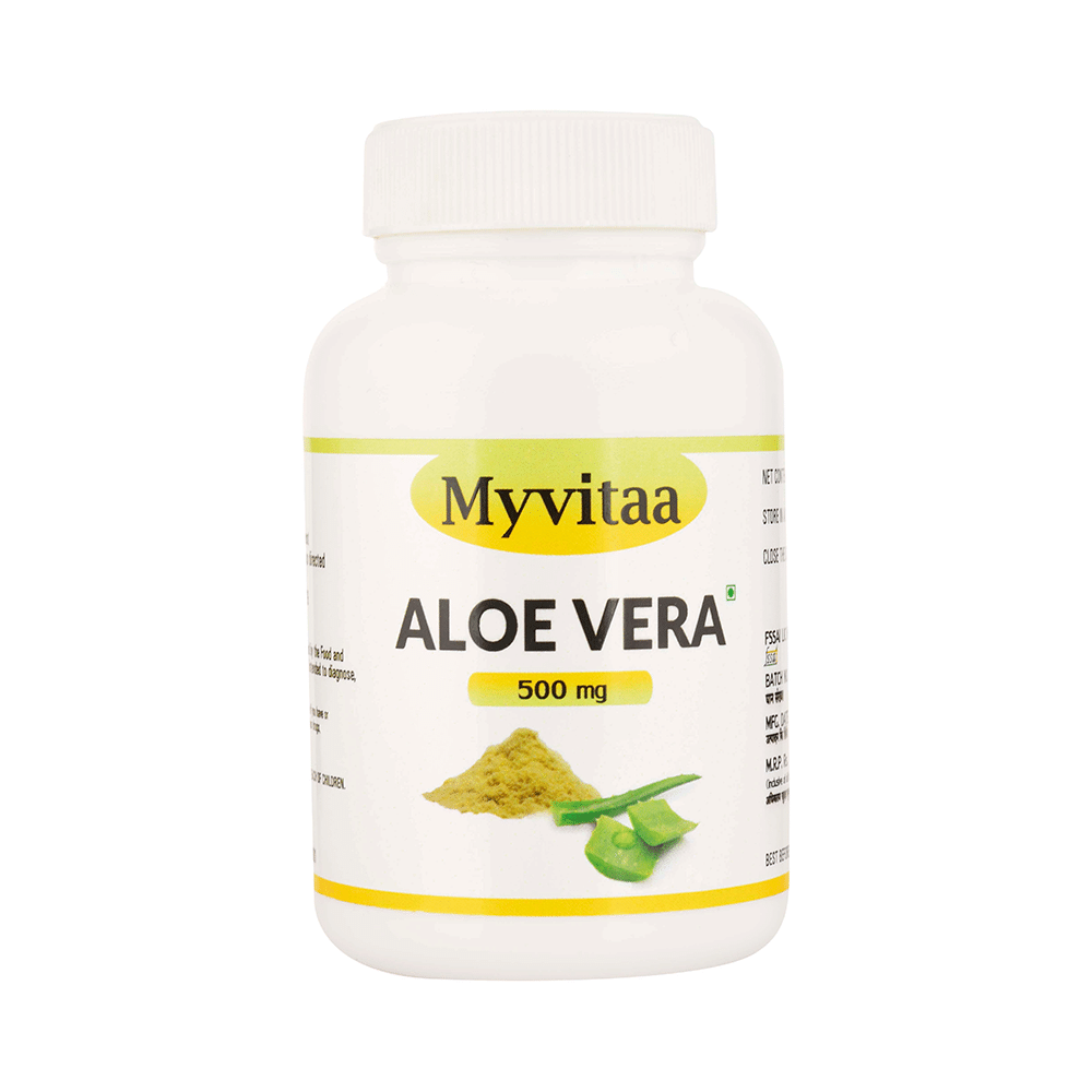 Myvitaa Aloe Vera 500mg Capsule