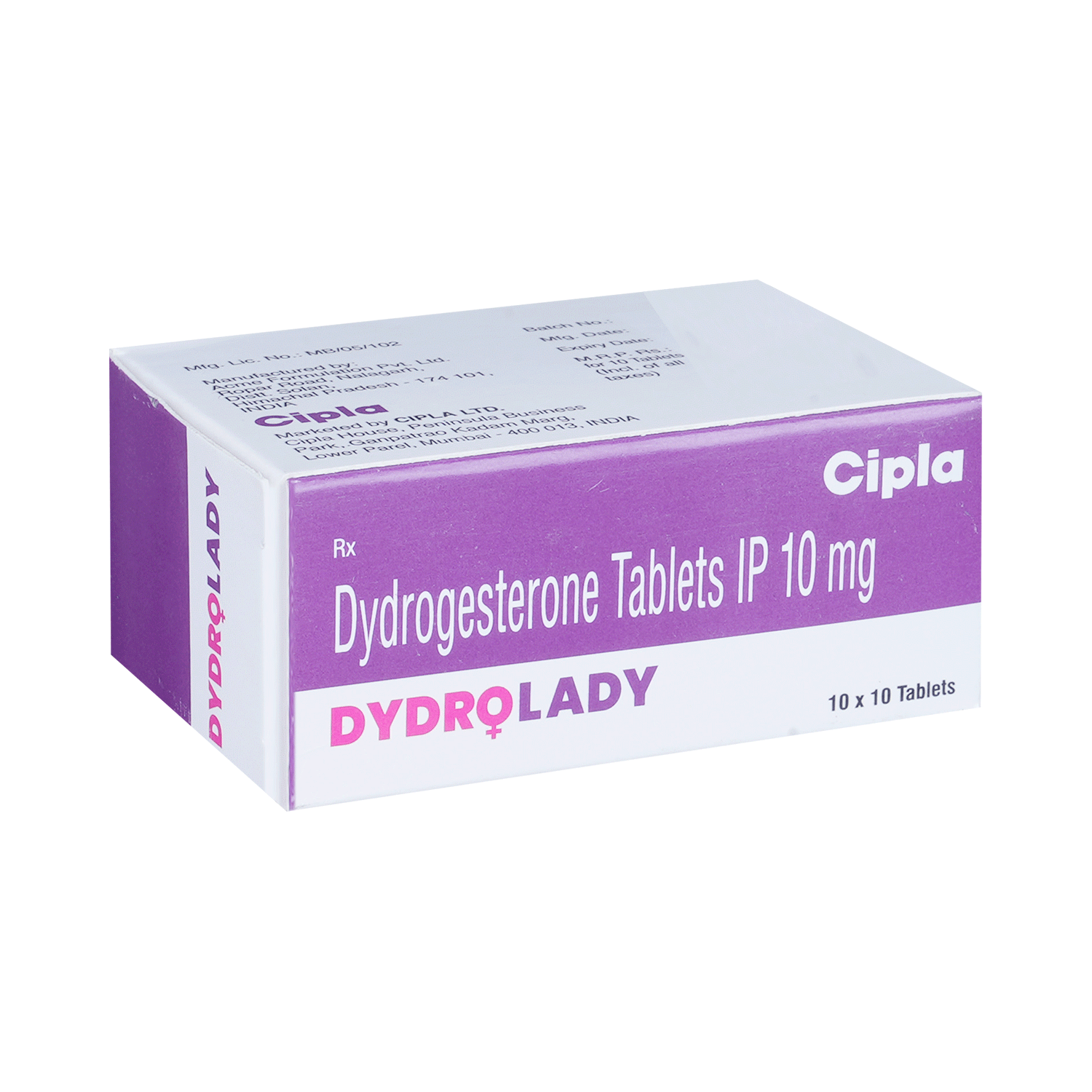 Dydrolady 10mg Tablet - Image 2