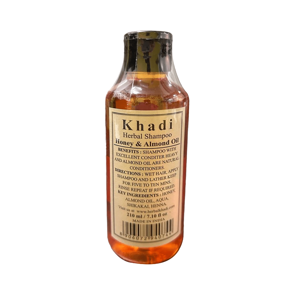 Khadi Herbal Honey & Almond Oil Shampoo - Image 1