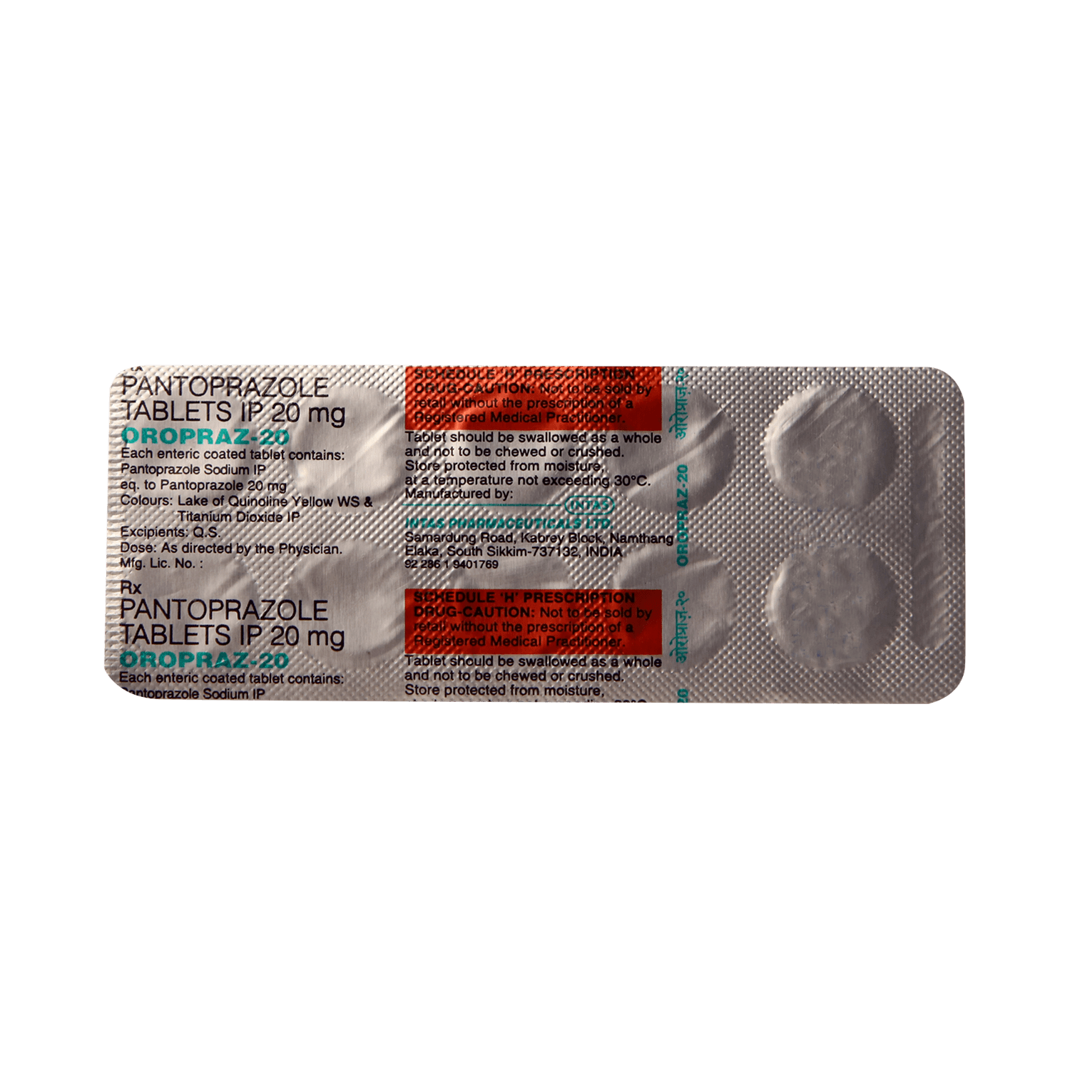 Oropraz 20mg Tablet - Image 3