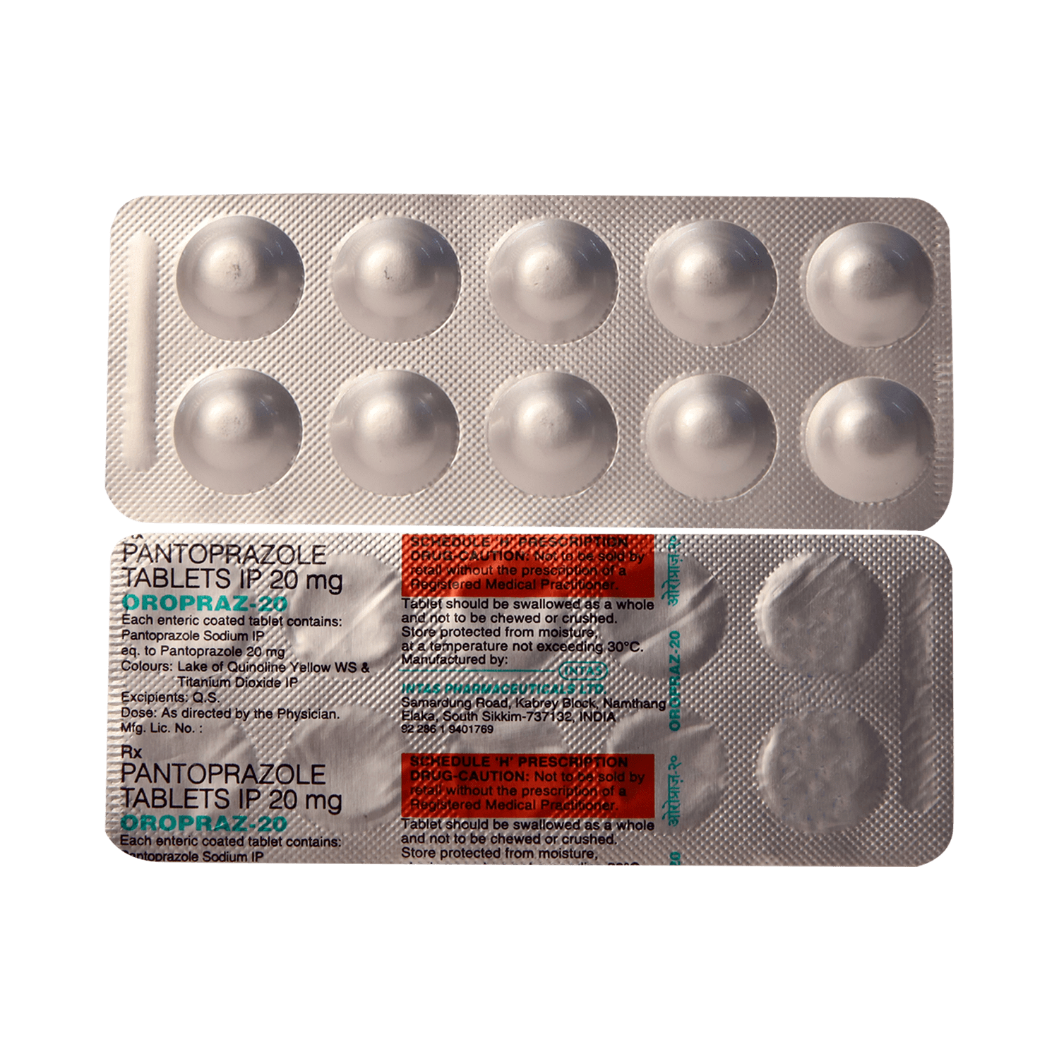 Oropraz 20mg Tablet - Image 1