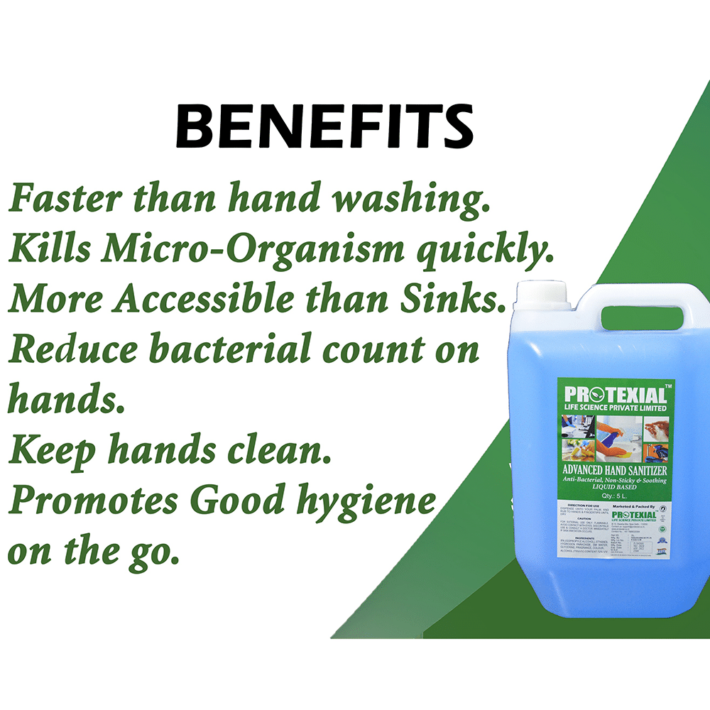 Protexial Liquid Based Advanced Anti-Bacterial Hand Sanitizer - Image 2