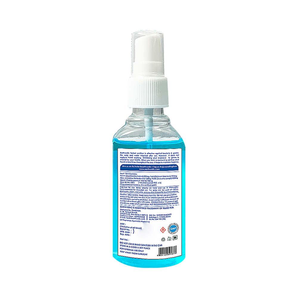 Earthvedic Instant Hand Sanitizer Spray (60ml Each) - Image 4