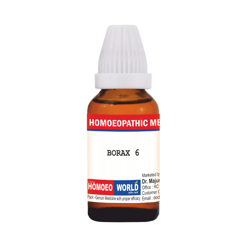 Dr. Majumder Homeo World Borax Dilution(30ml Each) 6