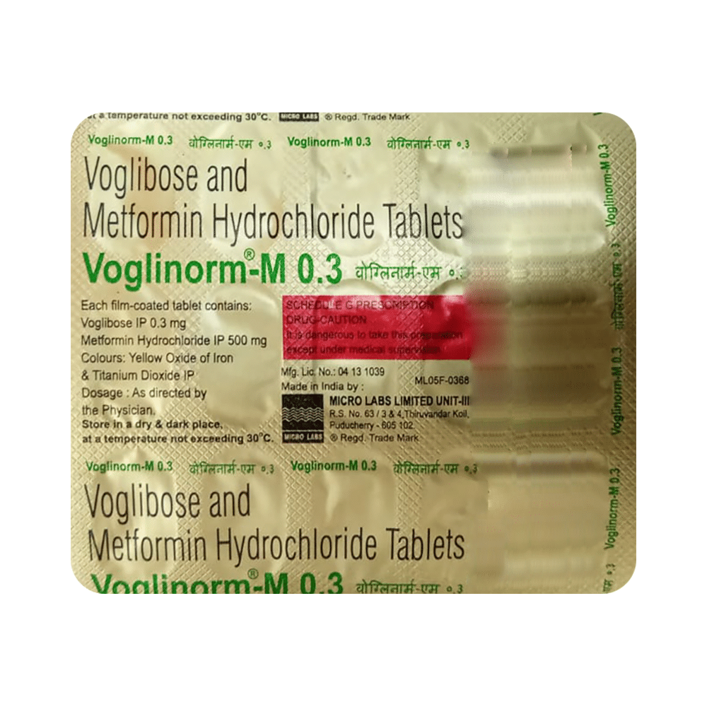 Voglinorm-M 0.3 Tablet - Image 4
