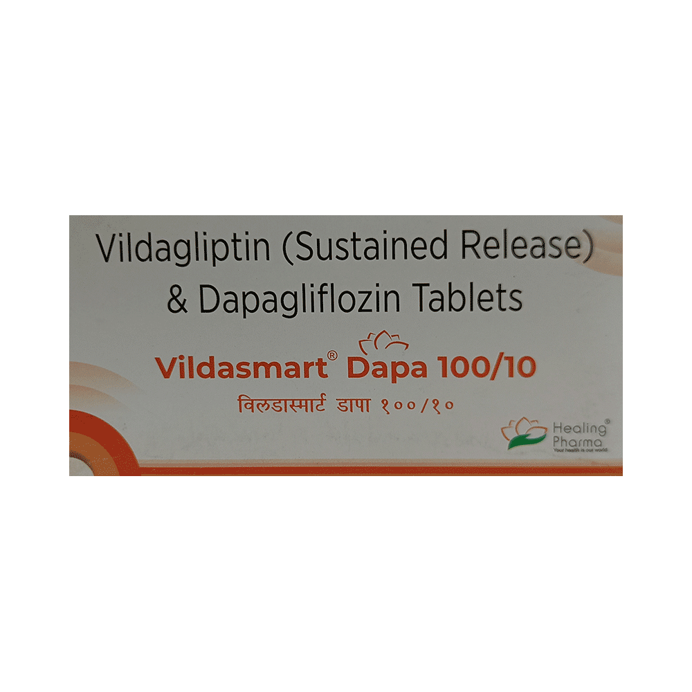 Vildasmart Dapa 100/10 Tablet SR - Image 1
