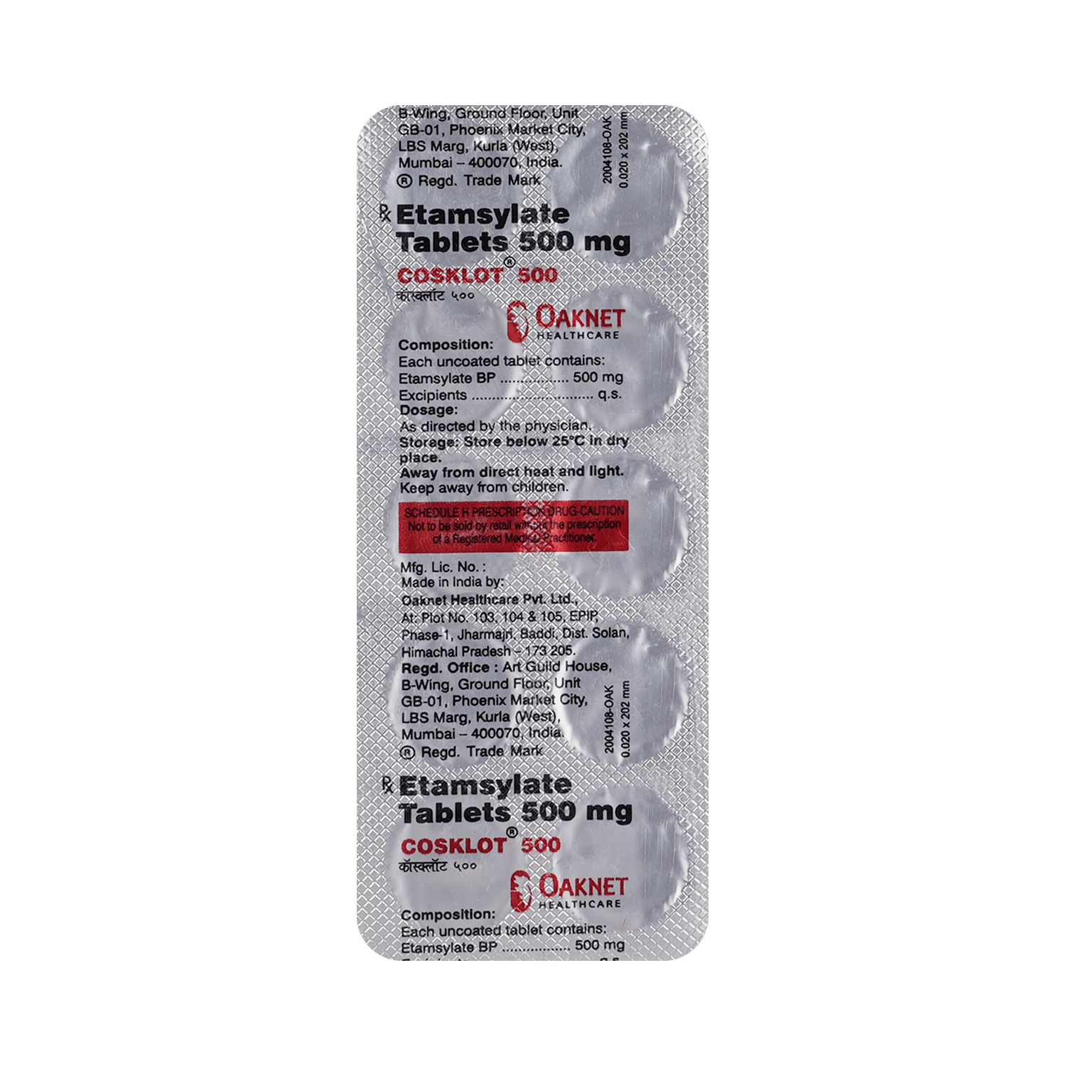 Cosklot 500 Tablet - Image 3