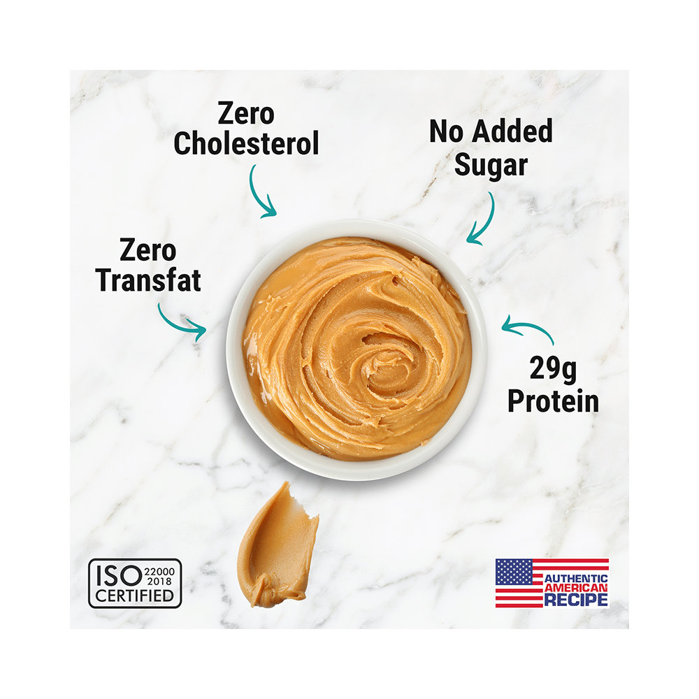 Happilo All Natural Unsweetened Peanut Butter Creamy - Image 5