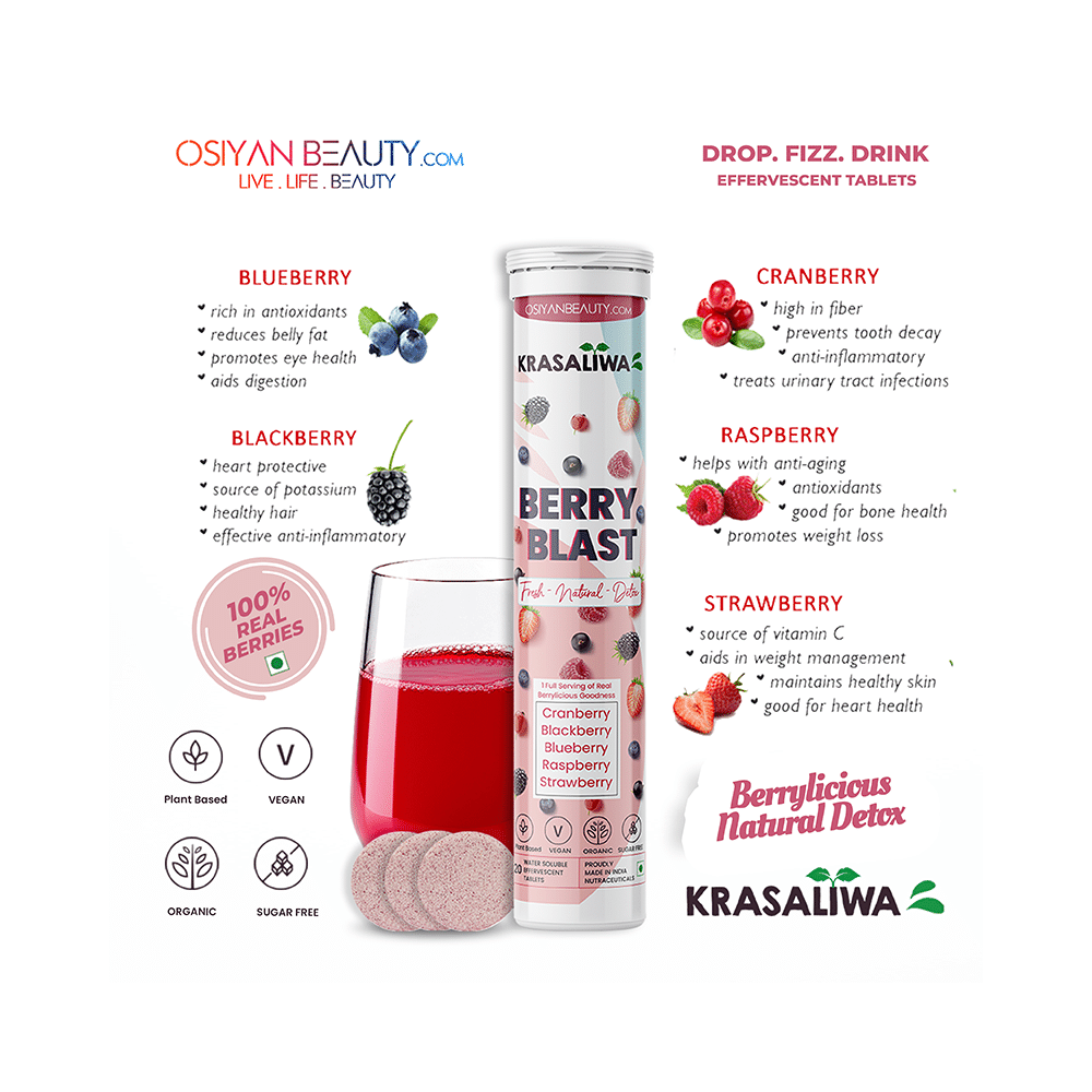 Krasaliwa Berry Blast Water Soluble Effervescent Tablet - Image 9