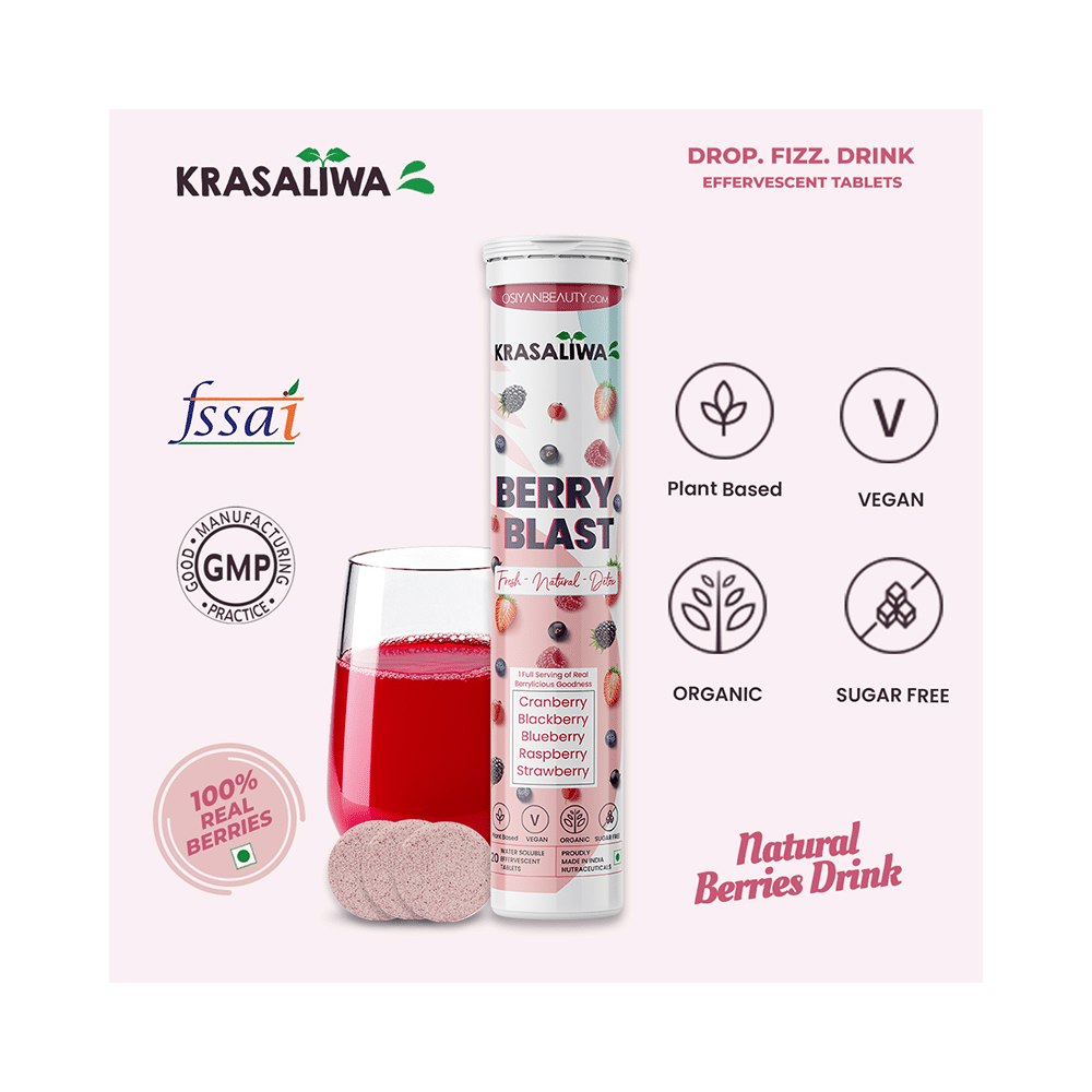 Krasaliwa Berry Blast Water Soluble Effervescent Tablet - Image 8