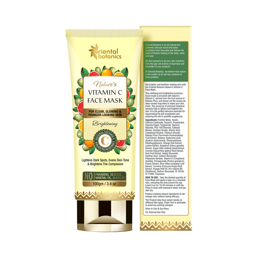 Oriental Botanics Nature's Vitamin C Brightening Face Mask - Image 2