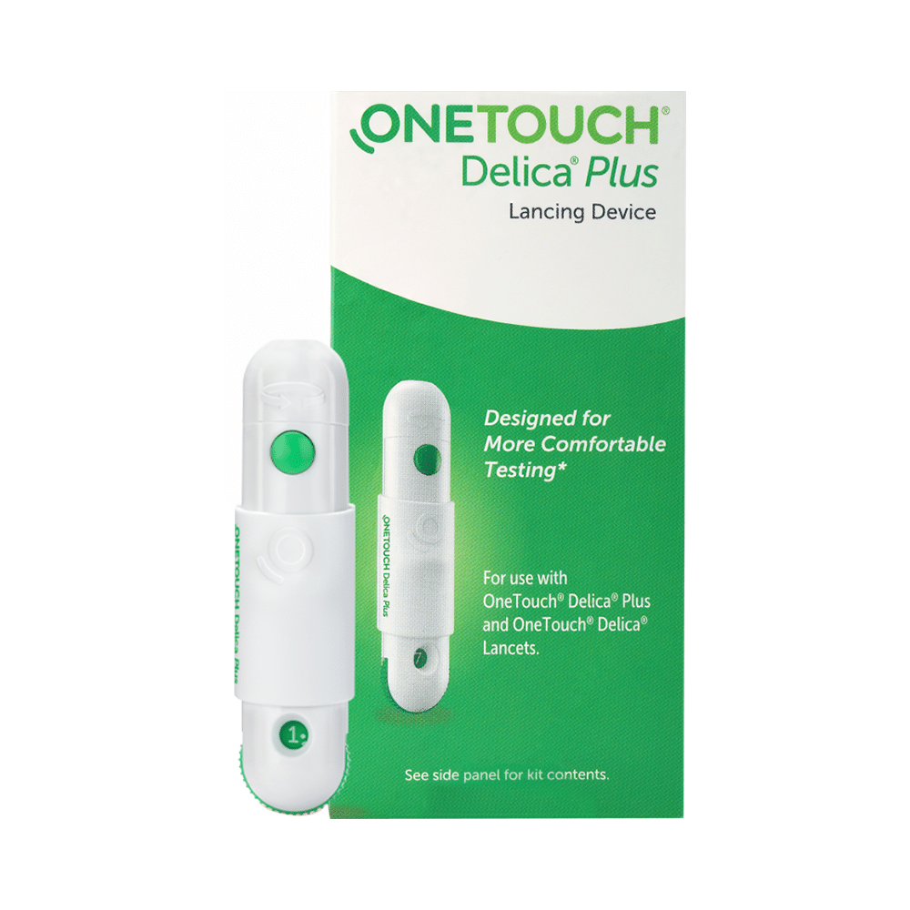 OneTouch Delica Plus Lancing Device with Delica Plus 25 Lancet - Image 1